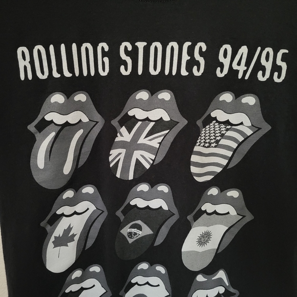 Rolling Stones | Vintage Voodoo Lounge Tour Concert Band Shirt Small - Picture 3 of 5
